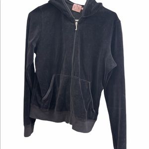 Classic Black Juicy Velour Jacket